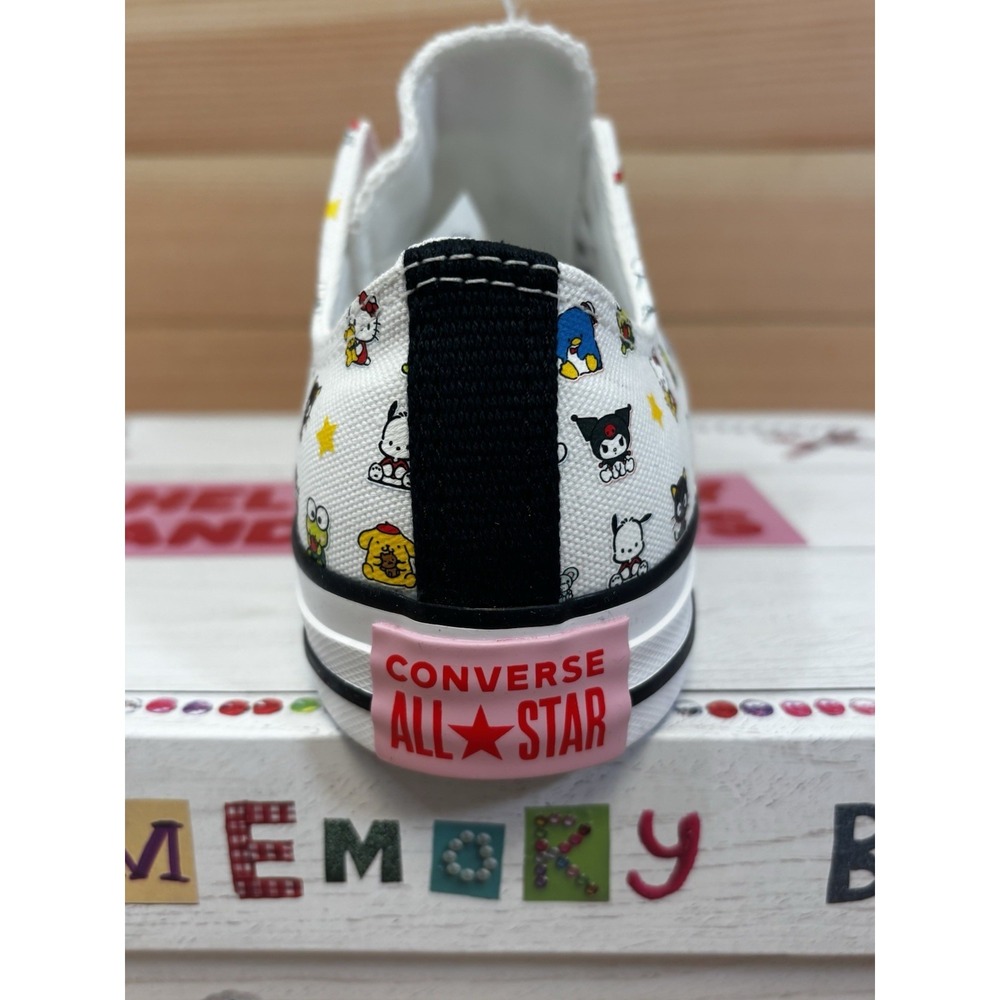 Converse HELLO KITTY And Friends Chuck Taylor White Low Sneakers Women's Sz 7.5 - Picture 5 of 7